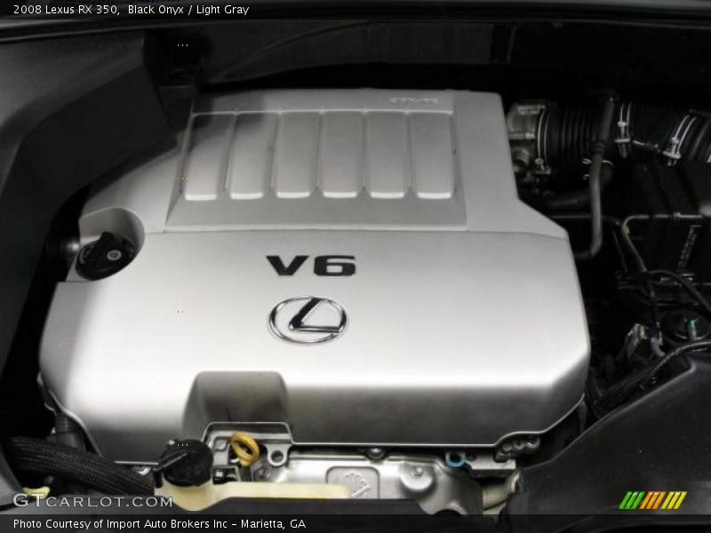Black Onyx / Light Gray 2008 Lexus RX 350