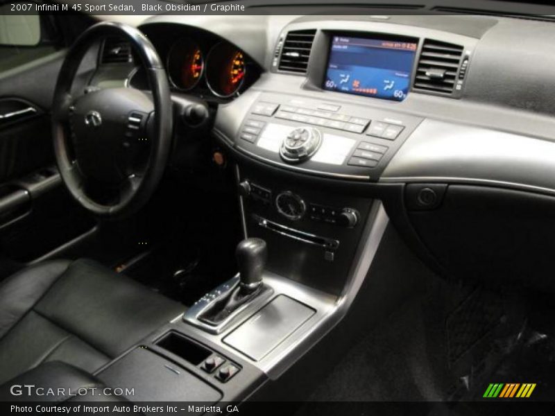 Black Obsidian / Graphite 2007 Infiniti M 45 Sport Sedan