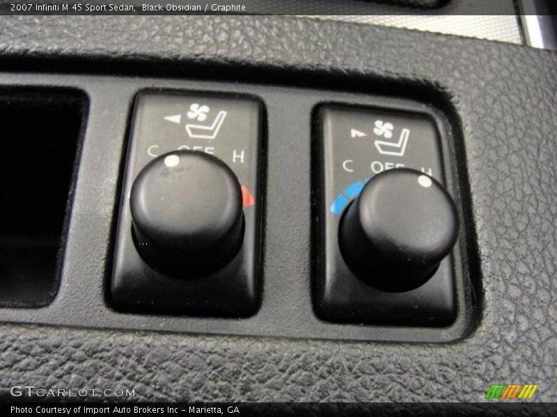 Black Obsidian / Graphite 2007 Infiniti M 45 Sport Sedan