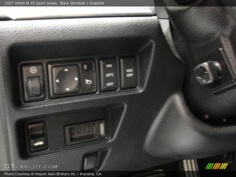 Black Obsidian / Graphite 2007 Infiniti M 45 Sport Sedan