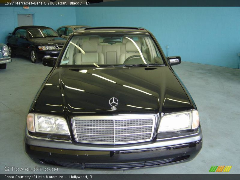 Black / Tan 1997 Mercedes-Benz C 280 Sedan