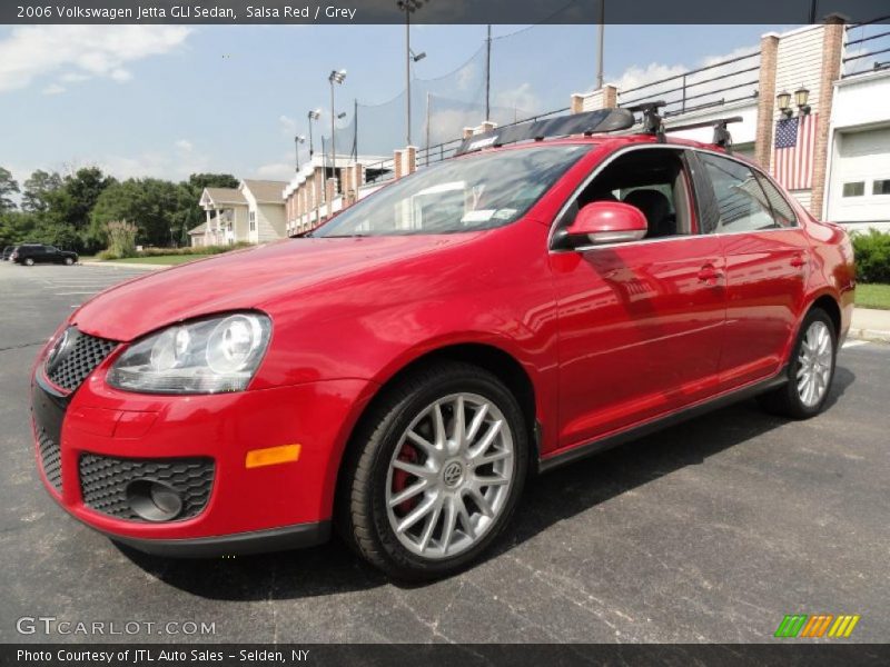 Salsa Red / Grey 2006 Volkswagen Jetta GLI Sedan