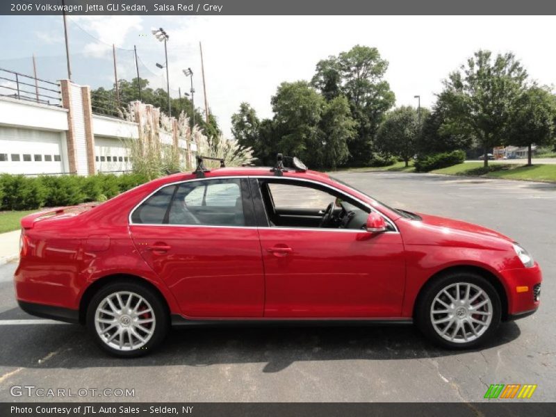 Salsa Red / Grey 2006 Volkswagen Jetta GLI Sedan