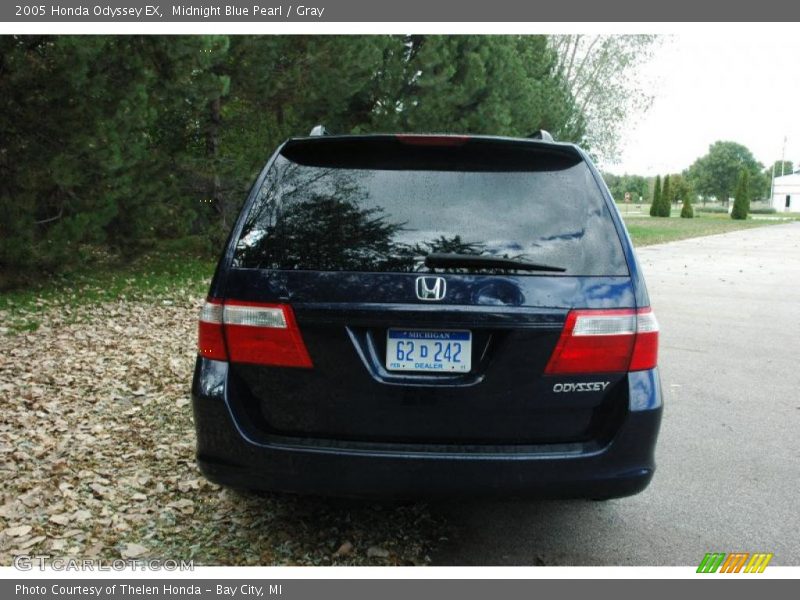 Midnight Blue Pearl / Gray 2005 Honda Odyssey EX