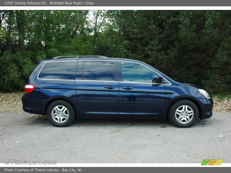 Midnight Blue Pearl / Gray 2005 Honda Odyssey EX