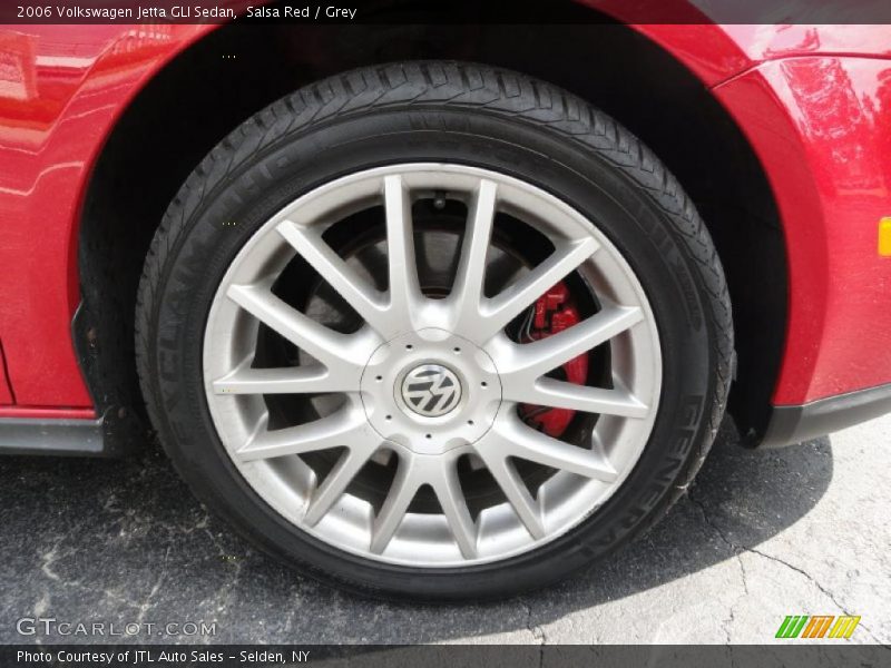 Salsa Red / Grey 2006 Volkswagen Jetta GLI Sedan