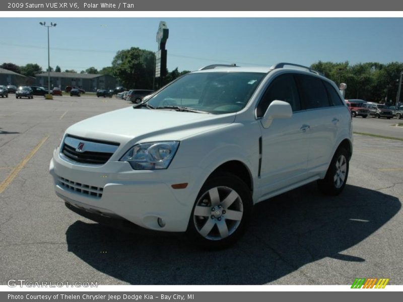 Polar White / Tan 2009 Saturn VUE XR V6