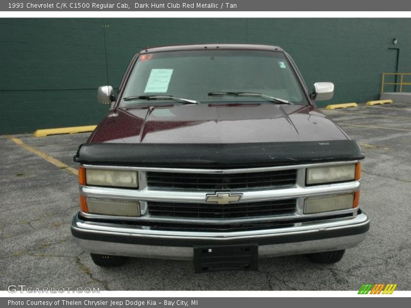 Dark Hunt Club Red Metallic / Tan 1993 Chevrolet C/K C1500 Regular Cab