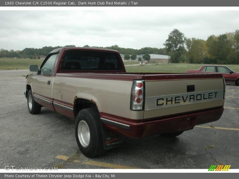 Dark Hunt Club Red Metallic / Tan 1993 Chevrolet C/K C1500 Regular Cab