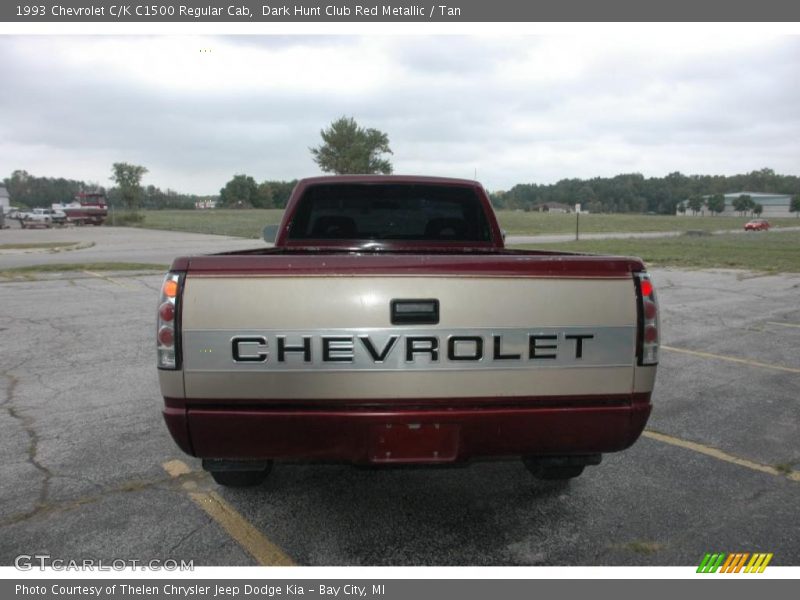 Dark Hunt Club Red Metallic / Tan 1993 Chevrolet C/K C1500 Regular Cab