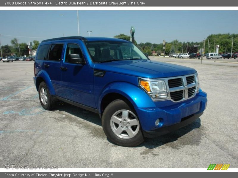 Electric Blue Pearl / Dark Slate Gray/Light Slate Gray 2008 Dodge Nitro SXT 4x4