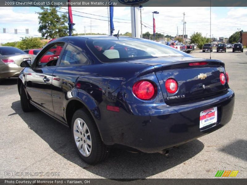 Imperial Blue Metallic / Gray 2009 Chevrolet Cobalt LS Coupe