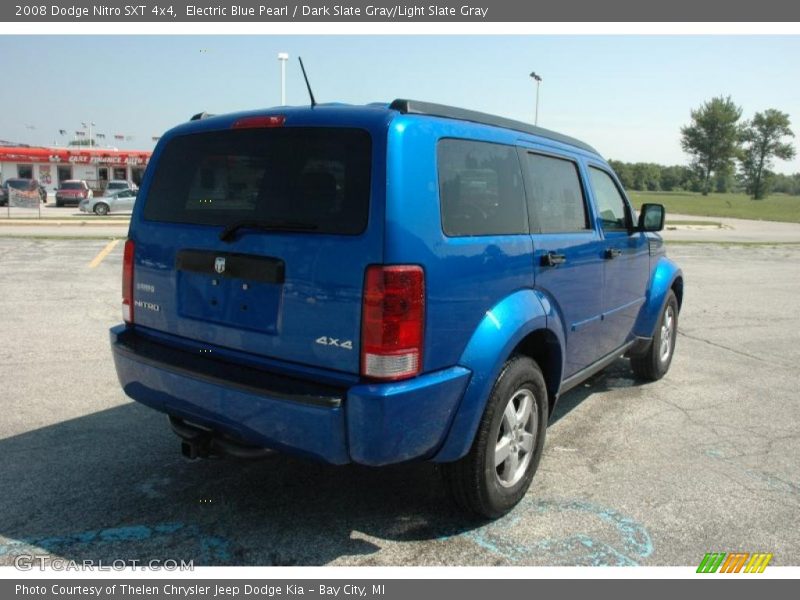 Electric Blue Pearl / Dark Slate Gray/Light Slate Gray 2008 Dodge Nitro SXT 4x4