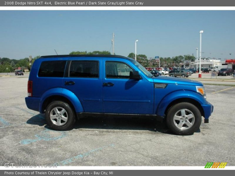 Electric Blue Pearl / Dark Slate Gray/Light Slate Gray 2008 Dodge Nitro SXT 4x4