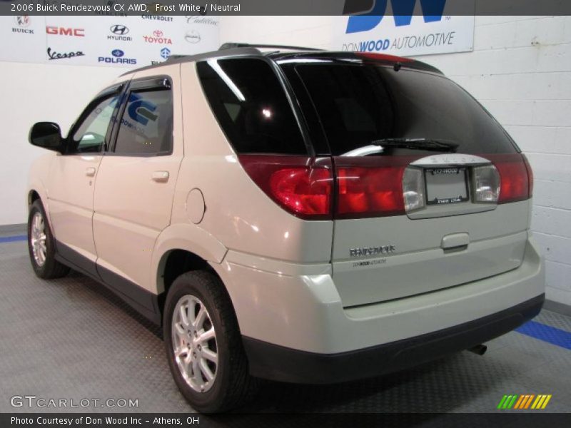 Frost White / Neutral 2006 Buick Rendezvous CX AWD