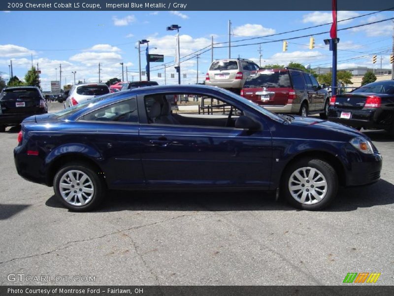 Imperial Blue Metallic / Gray 2009 Chevrolet Cobalt LS Coupe