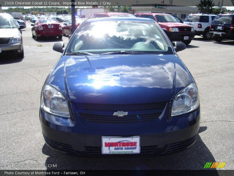 Imperial Blue Metallic / Gray 2009 Chevrolet Cobalt LS Coupe
