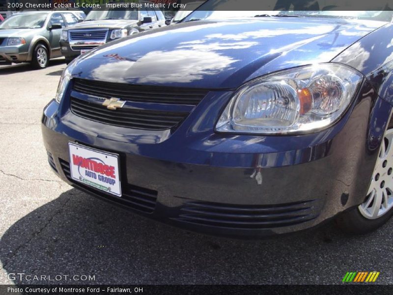 Imperial Blue Metallic / Gray 2009 Chevrolet Cobalt LS Coupe