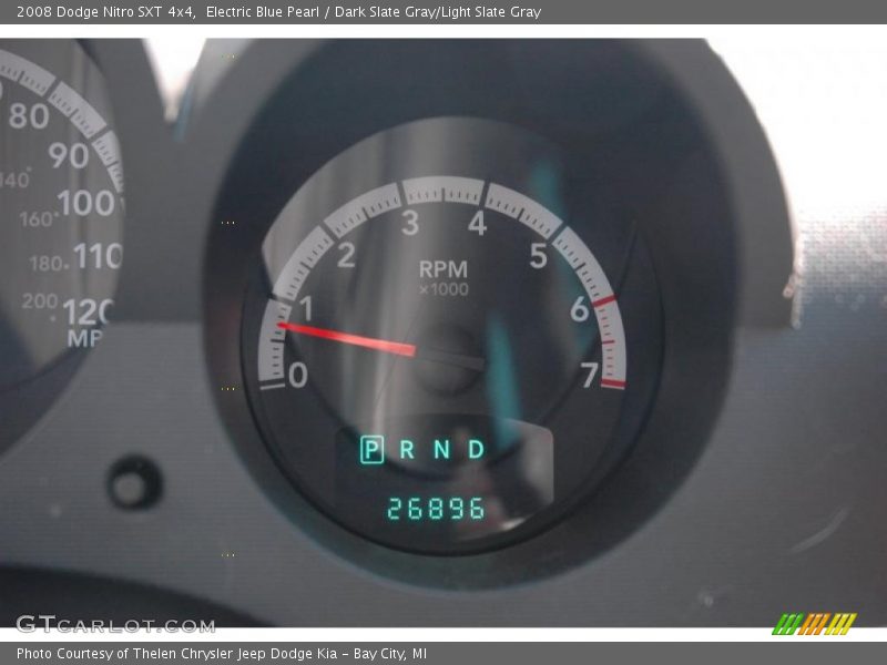 Electric Blue Pearl / Dark Slate Gray/Light Slate Gray 2008 Dodge Nitro SXT 4x4
