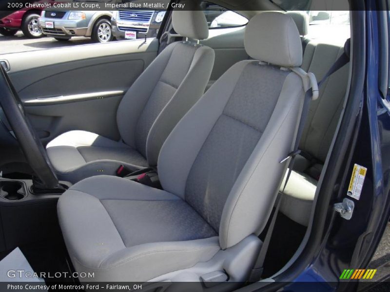 Imperial Blue Metallic / Gray 2009 Chevrolet Cobalt LS Coupe
