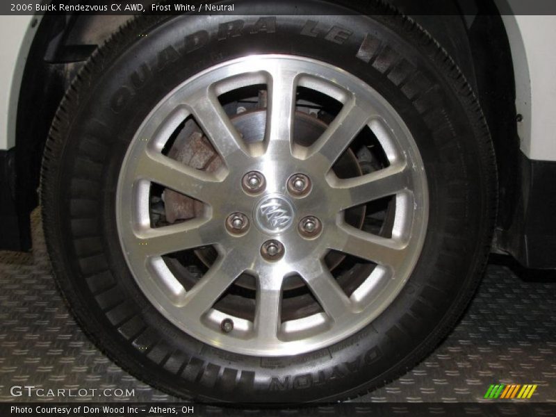 Frost White / Neutral 2006 Buick Rendezvous CX AWD