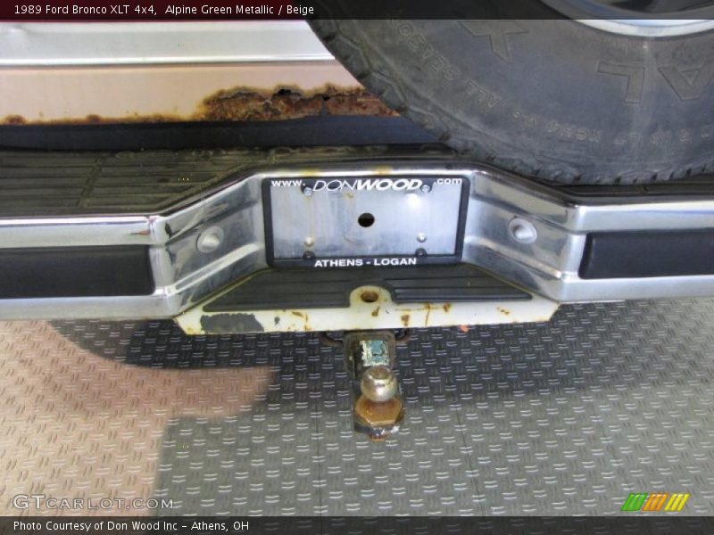 Alpine Green Metallic / Beige 1989 Ford Bronco XLT 4x4