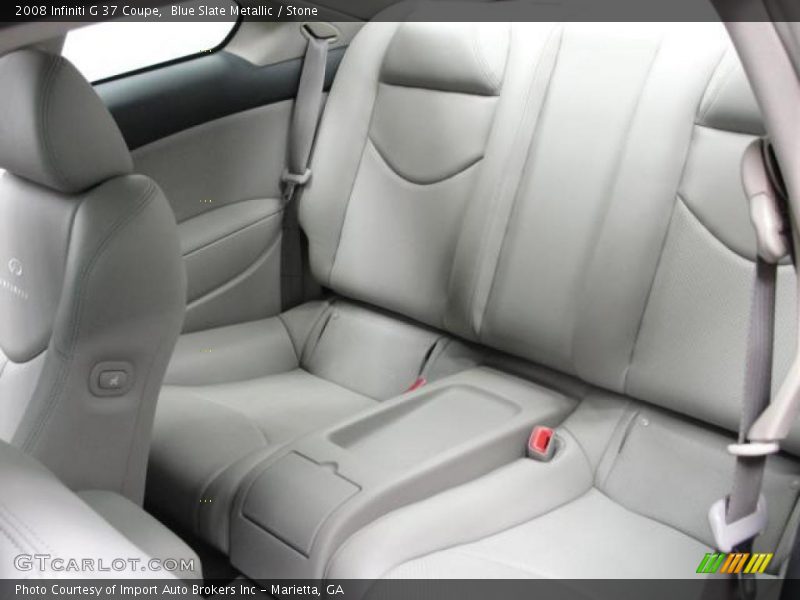 Blue Slate Metallic / Stone 2008 Infiniti G 37 Coupe