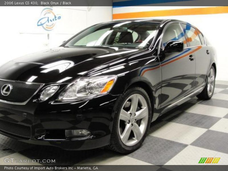 Black Onyx / Black 2006 Lexus GS 430