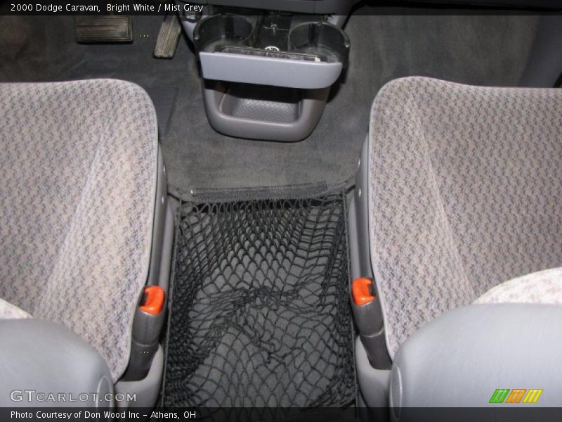 Bright White / Mist Grey 2000 Dodge Caravan