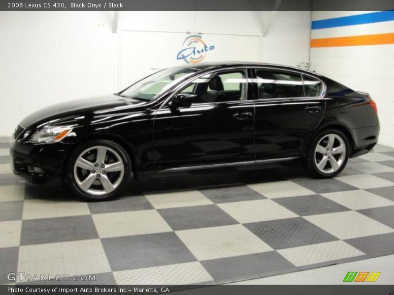 Black Onyx / Black 2006 Lexus GS 430