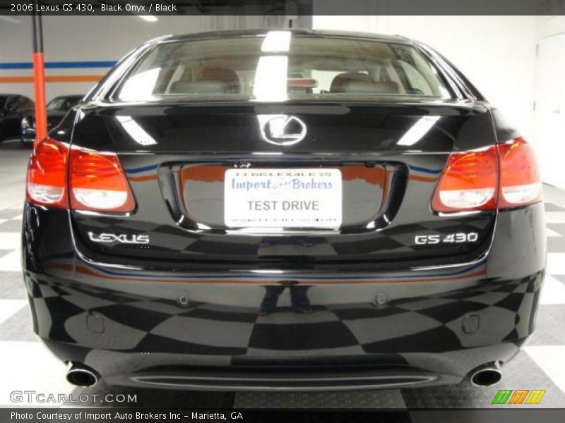 Black Onyx / Black 2006 Lexus GS 430
