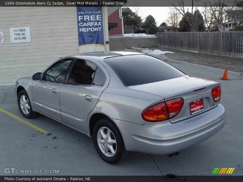 Silver Mist Metallic / Pewter Gray 1999 Oldsmobile Alero GL Sedan