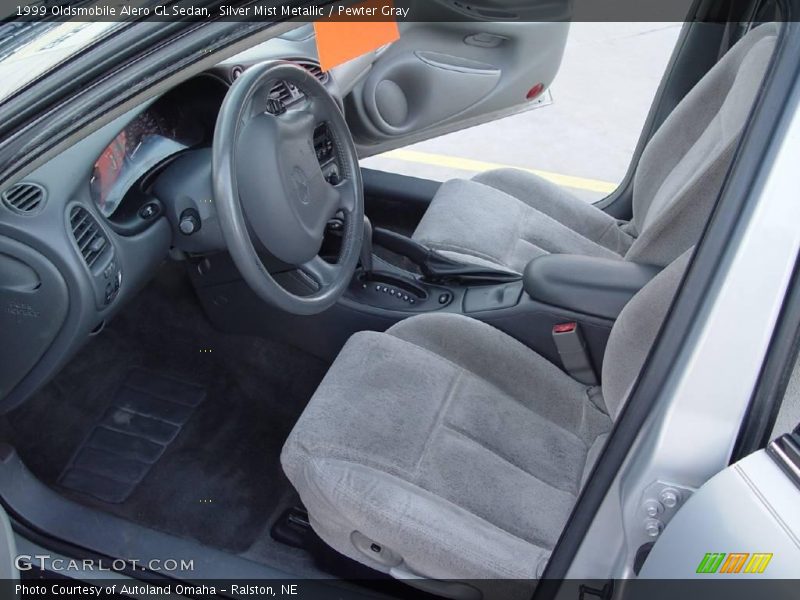 Silver Mist Metallic / Pewter Gray 1999 Oldsmobile Alero GL Sedan