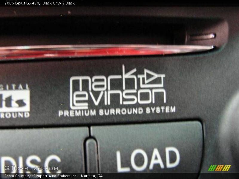 Black Onyx / Black 2006 Lexus GS 430