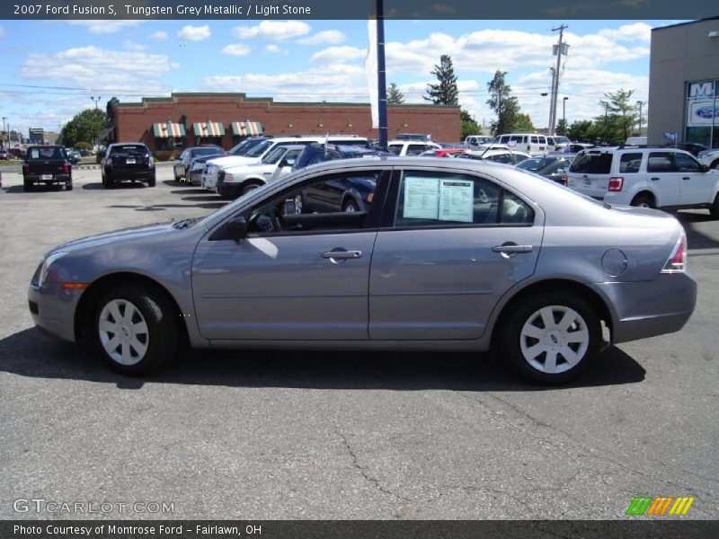 Tungsten Grey Metallic / Light Stone 2007 Ford Fusion S