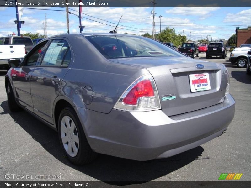 Tungsten Grey Metallic / Light Stone 2007 Ford Fusion S