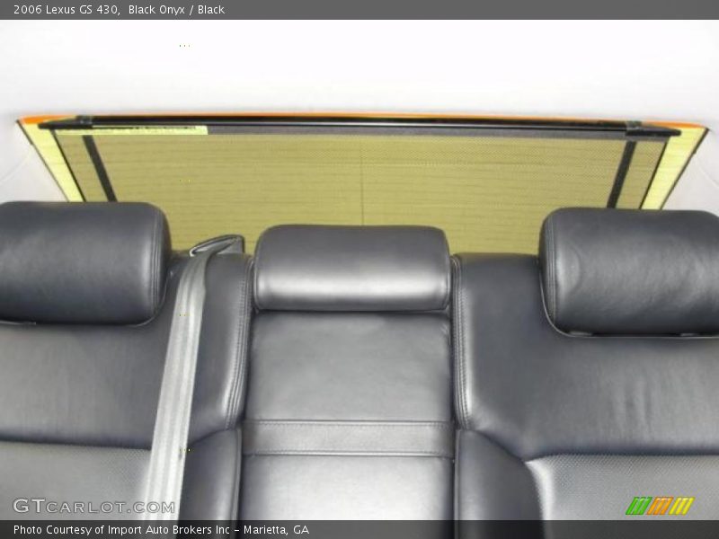 Black Onyx / Black 2006 Lexus GS 430