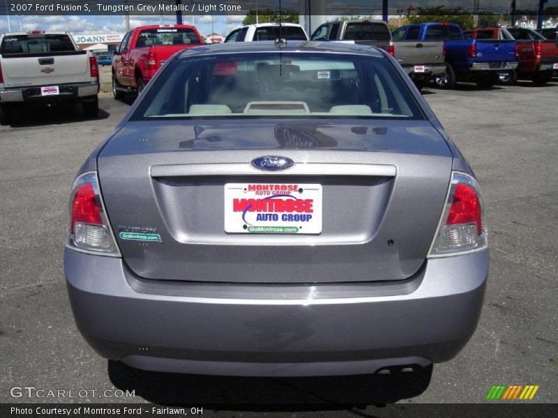 Tungsten Grey Metallic / Light Stone 2007 Ford Fusion S