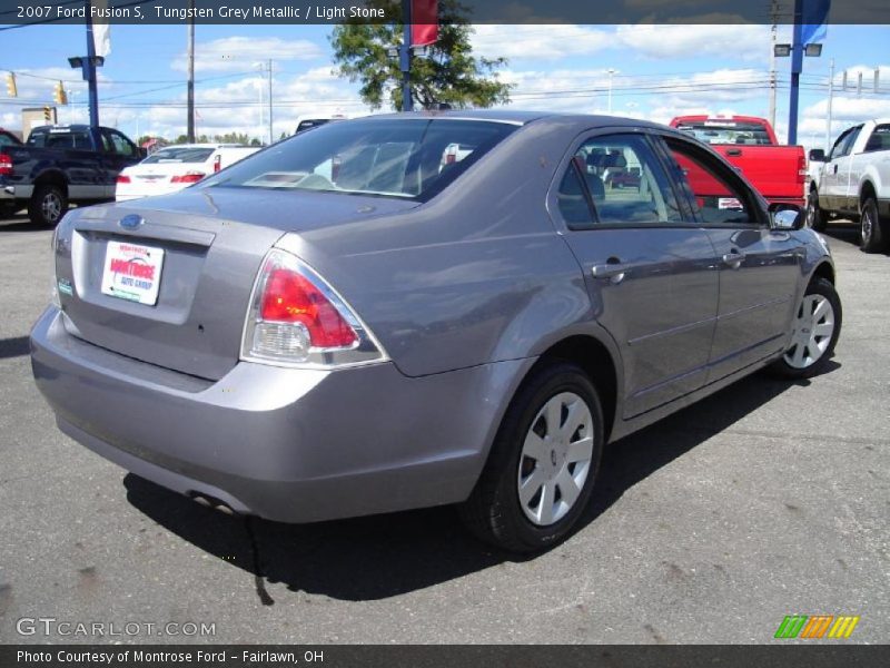 Tungsten Grey Metallic / Light Stone 2007 Ford Fusion S