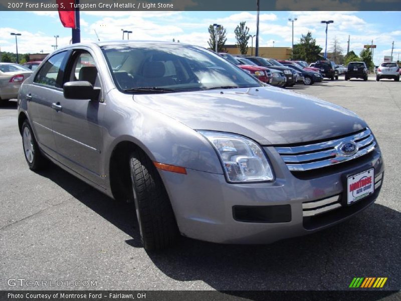 Tungsten Grey Metallic / Light Stone 2007 Ford Fusion S