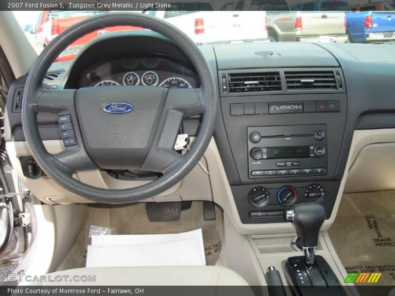 Tungsten Grey Metallic / Light Stone 2007 Ford Fusion S
