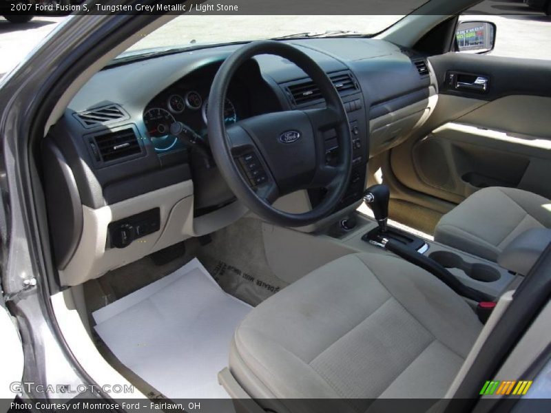 Tungsten Grey Metallic / Light Stone 2007 Ford Fusion S