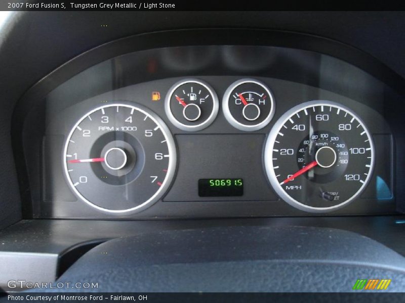 Tungsten Grey Metallic / Light Stone 2007 Ford Fusion S