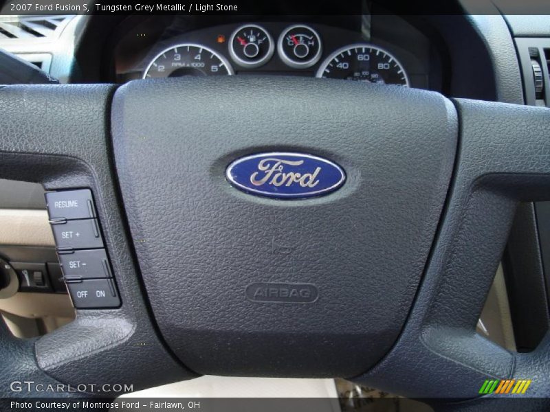 Tungsten Grey Metallic / Light Stone 2007 Ford Fusion S