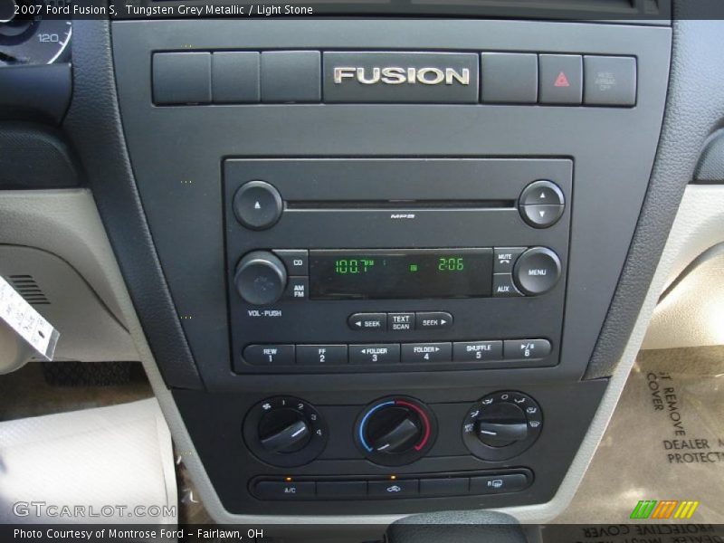 Tungsten Grey Metallic / Light Stone 2007 Ford Fusion S