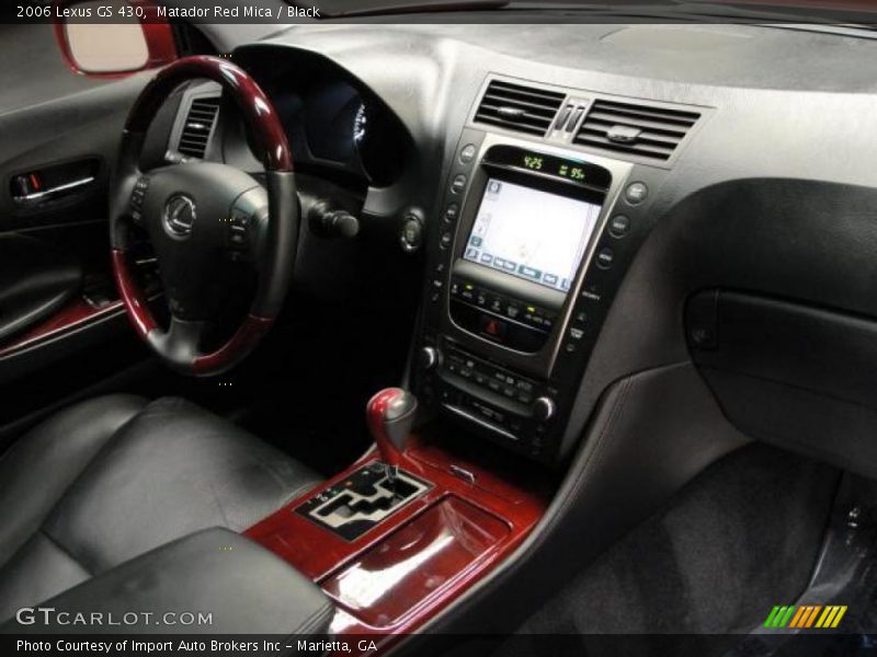 Matador Red Mica / Black 2006 Lexus GS 430
