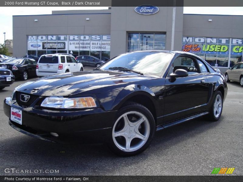 Black / Dark Charcoal 2000 Ford Mustang GT Coupe