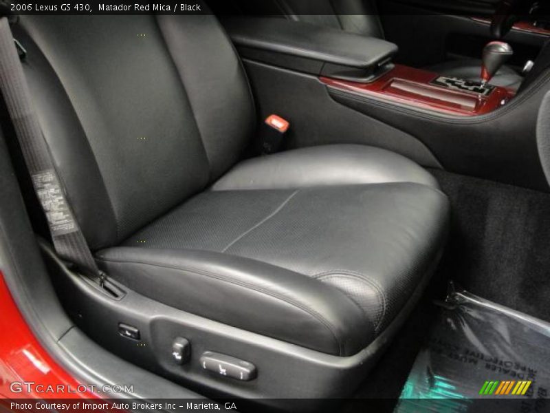 Matador Red Mica / Black 2006 Lexus GS 430