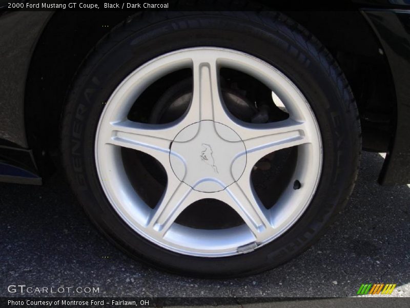 Black / Dark Charcoal 2000 Ford Mustang GT Coupe