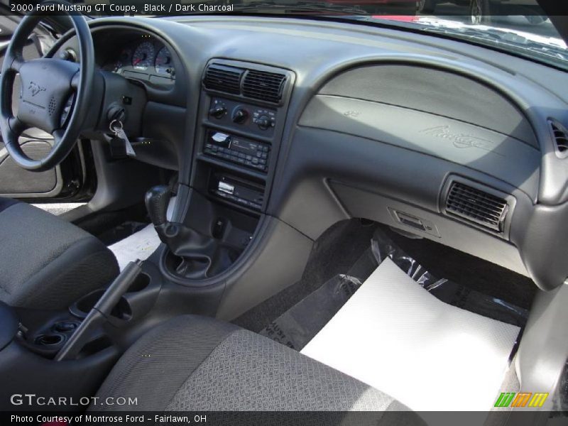 Black / Dark Charcoal 2000 Ford Mustang GT Coupe
